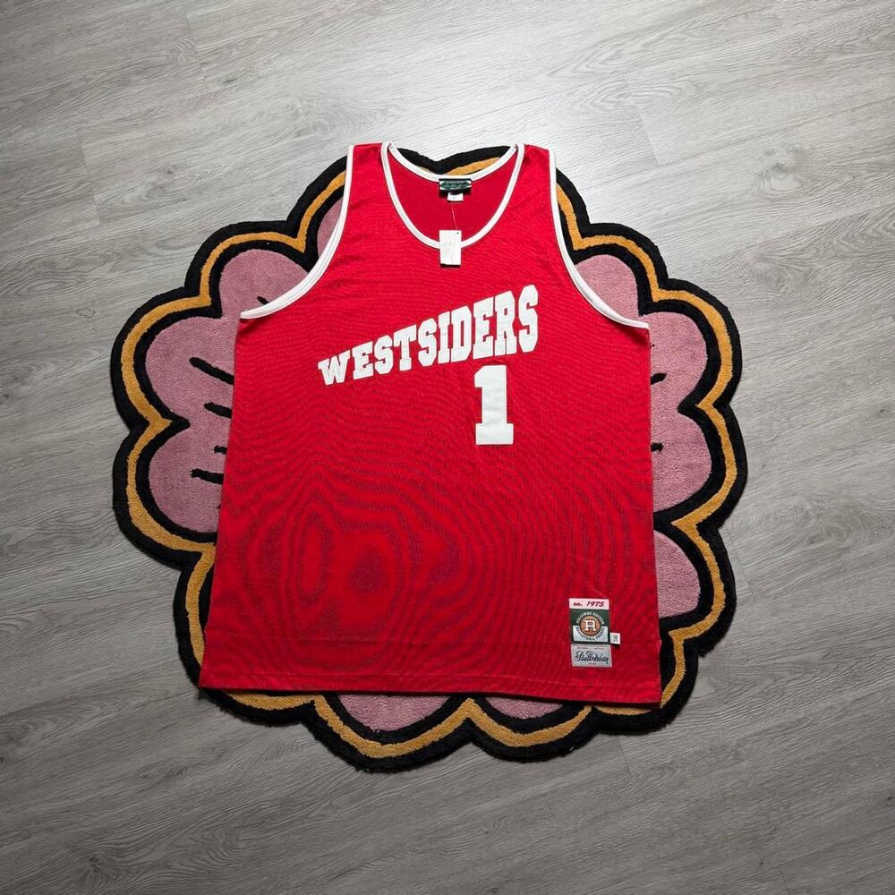 Stall & Dean Holcombe Rucker Park Westsiders Embroidered Logo Basketball Jersey
